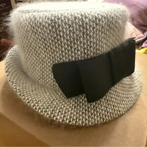 Elegant Black and White Women's Hat